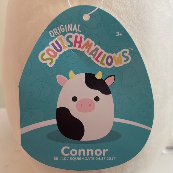 NWT 8” Connor the Cow Squishmallow - Picture 3 of 4
